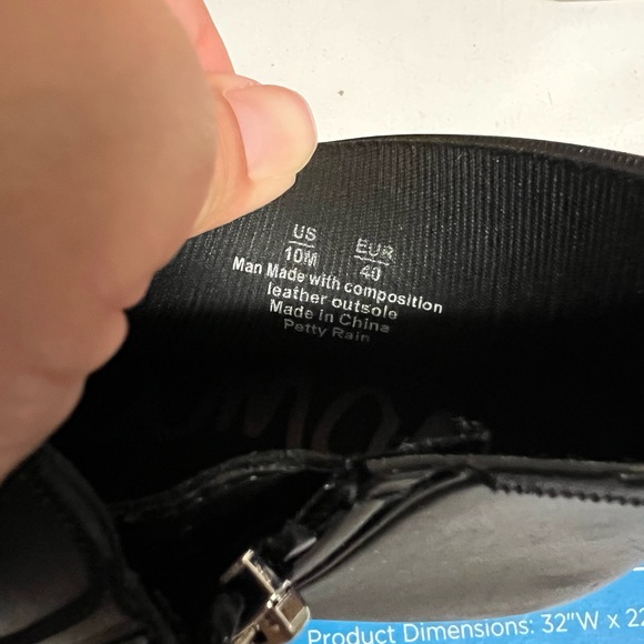 Sam Edelman rain boots. Size 10. Used 1x - Picture 3 of 3